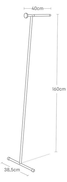 Черна метална стенна закачалка 38,5 cm Tower – YAMAZAKI