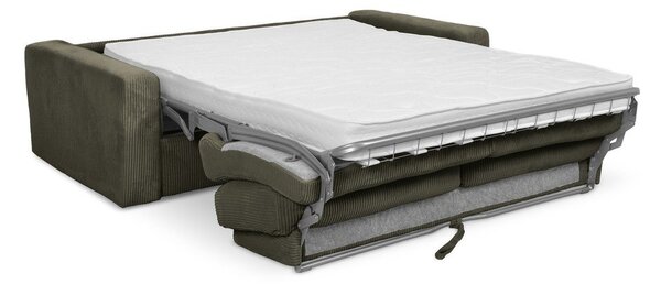 Сгъваем диван от рипсено кадифе в цвят каки 195 cm Nona – Makamii