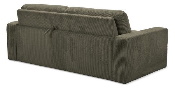 Сгъваем диван от рипсено кадифе в цвят каки 195 cm Nona – Makamii