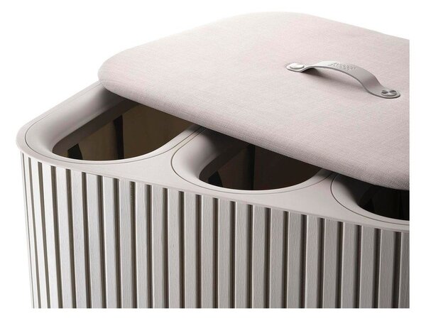 Бежов бамбуков кош за пране 3x30 l Tota Trio Luxe – Joseph Joseph