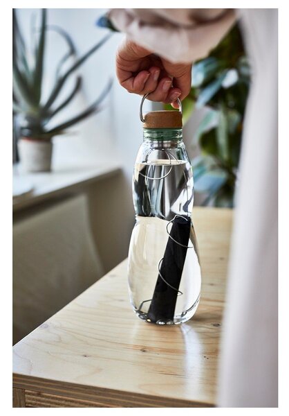 Стъклена бутилка 600 ml Eau Good – Black + Blum