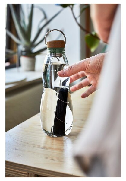 Стъклена бутилка 600 ml Eau Good – Black + Blum