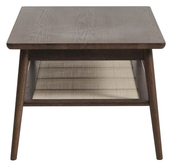 Кафява масичка за кафе с дъбов плот 60x120 cm Barrali – Unique Furniture