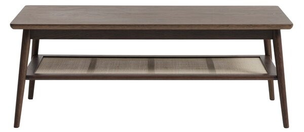 Кафява масичка за кафе с дъбов плот 60x120 cm Barrali – Unique Furniture