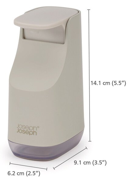 Бежов пластмасов диспенсер за сапун 350 ml Slim – Joseph Joseph