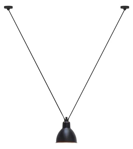 Lampe Gras - 323 XL Висяща Лампа Кръгла Черно Lampe Gras