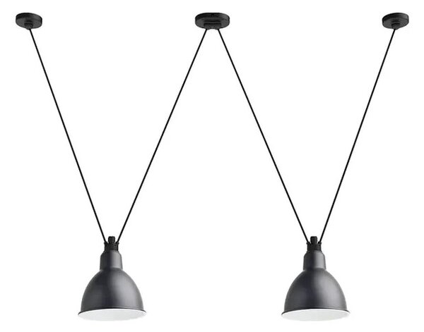 Lampe Gras - 324 XL Висяща Лампа Черно Lampe Gras