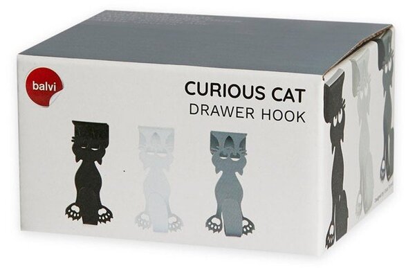 Висящи метални комплект куки 3 бр. Curious Cats – Balvi