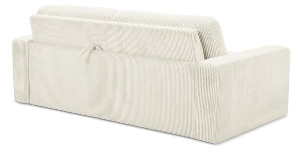 Бежов разтегателен диван от рипсено кадифе 195 cm Nona – Makamii