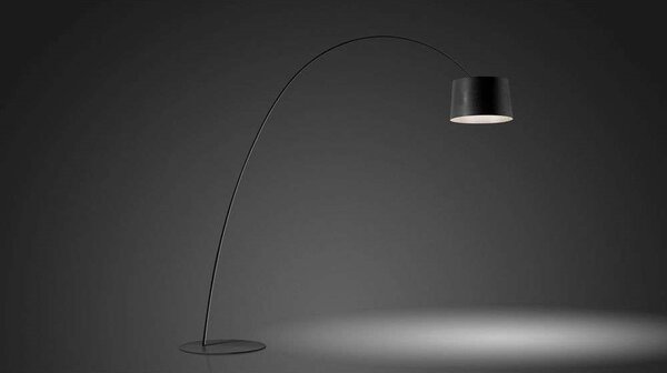 Foscarini - Twiggy Elle Подова Лампа Черно Foscarini