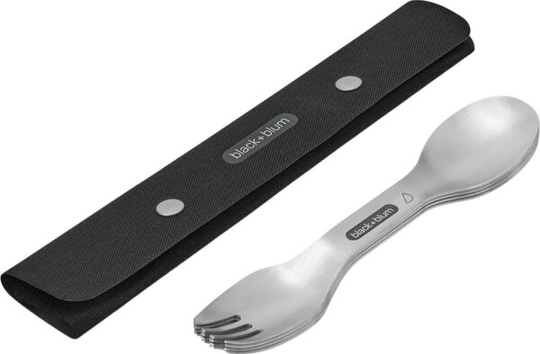 Вилици в комплект 4 бр. от неръждаема стомана в сребрист цвят Spork – Black + Blum