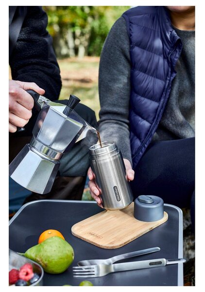 Термочаша от неръждаема стомана в сребрист цвят 340 ml – Black + Blum