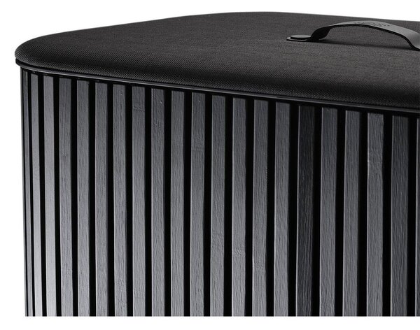 Черен бамбуков кош за пране 3x30 l Tota Trio Luxe – Joseph Joseph