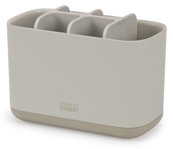 Бежова пластмасова стойка за четки за зъби EasyStore – Joseph Joseph