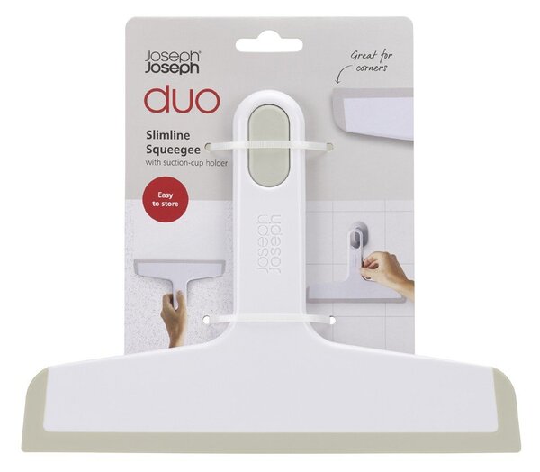 Бяла стъргалка с държач 24 cm Duo – Joseph Joseph