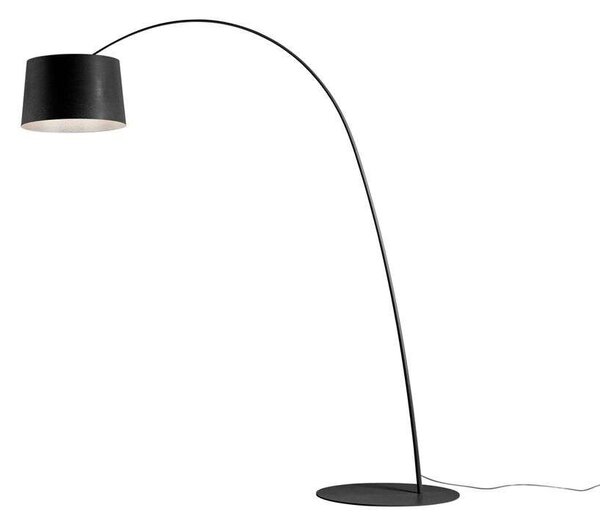 Foscarini - Twiggy Подова Лампа Черно Foscarini