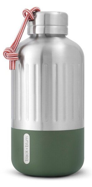 Термо бутилка от неръждаема стомана в сребрист цвят 650 ml Explorer – Black + Blum