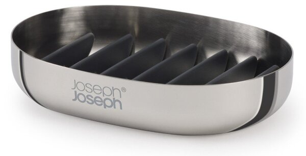 Сапунерка от неръждаема стомана в блестящо сребрист цвят EasyStore Luxe – Joseph Joseph