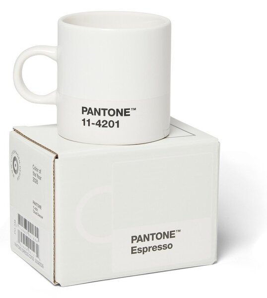 Бяла керамична чаша за еспресо 120 ml Cloud Dancer - Pantone