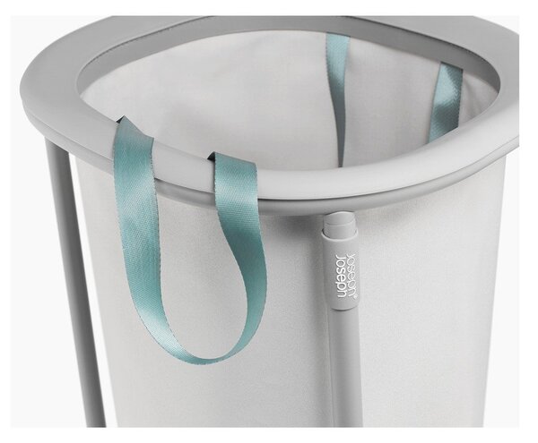 Светлосив текстилен кош за пране 50 l Duo – Joseph Joseph