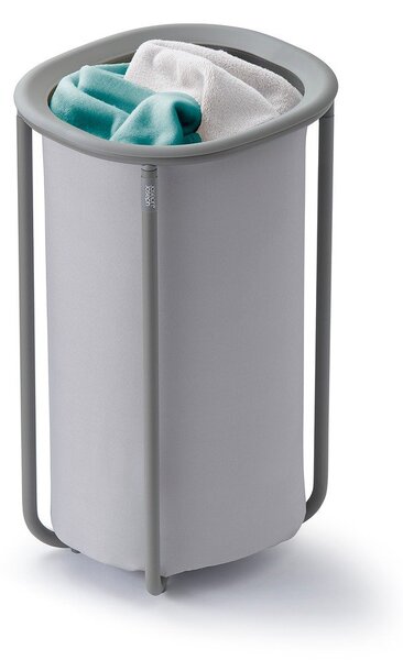 Светлосив текстилен кош за пране 50 l Duo – Joseph Joseph