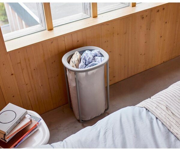 Светлосив текстилен кош за пране 50 l Duo – Joseph Joseph