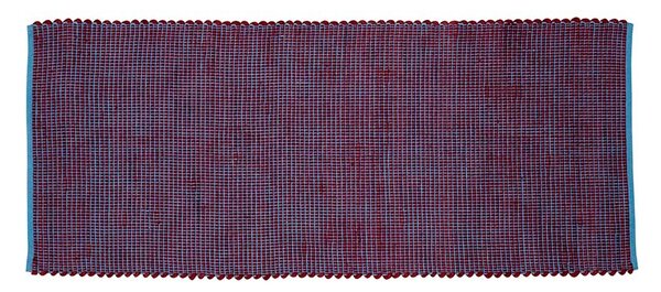 Hübsch - Kawa Runner 80x200 Burgundy/Blue Hübsch