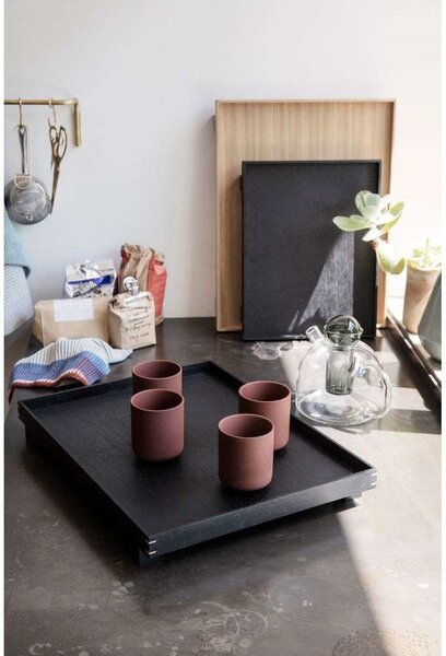 Ferm LIVING - Bon Дървоen Tray Small Bl. Stained Дъб ferm LIVING