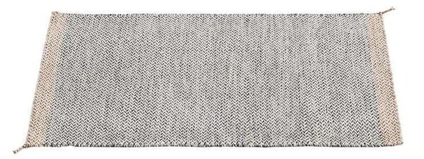 Muuto - Ply Rug 85x140 Черно -Бяло Muuto