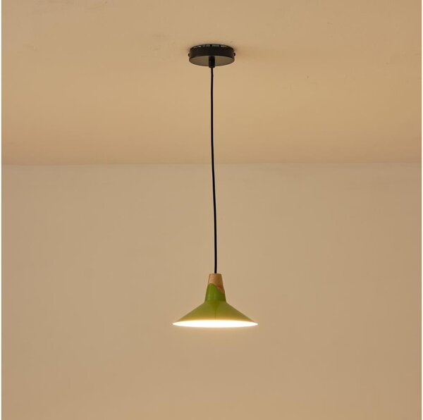 Пендел 1xE27/15W/230V зелен
