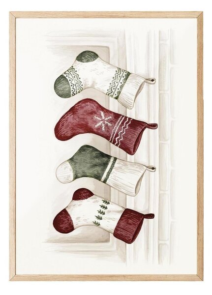 Печатна картина с включена рамка 30x40 cm – Wallity