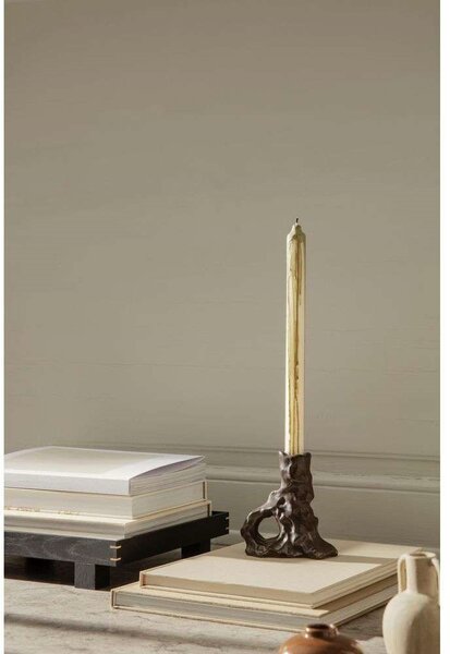 Ferm LIVING - Dito Candle Holder Single Тъмна Кафяв ferm LIVING