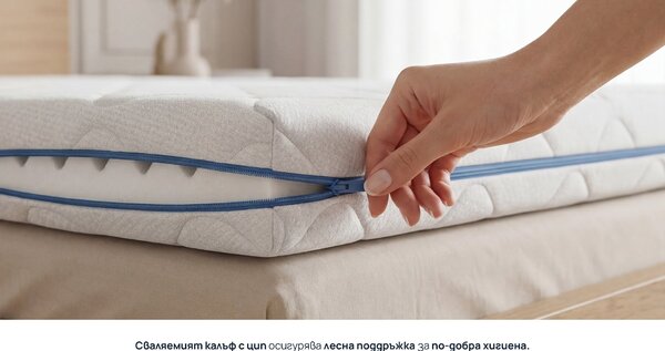 Топ матрак 2 в 1 Maximus от Sleepy 10 см