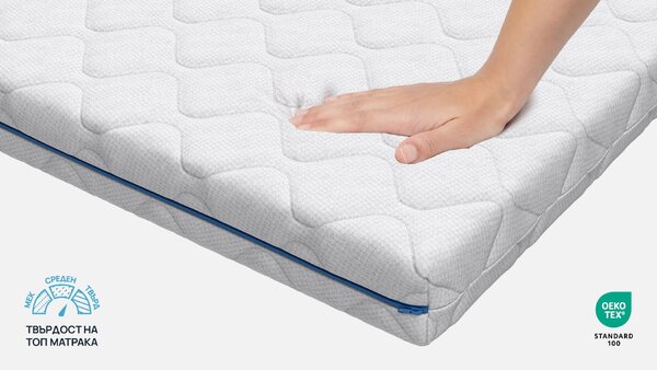 Топ матрак 2 в 1 Maximus от Sleepy 10 см
