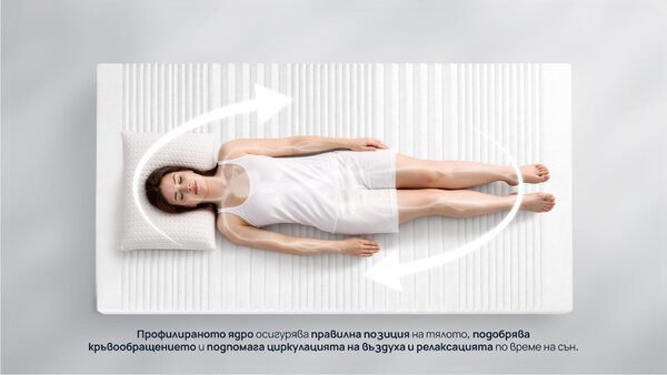 Топ матрак 2 в 1 Maximus от Sleepy 10 см