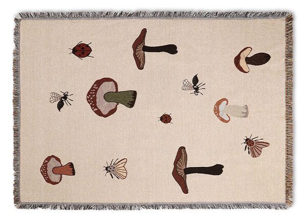 Ferm LIVING - Forest Tapestry Blanket Sand ferm LIVING