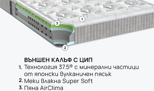 Матрак OLYMPIA от isleep 28 см