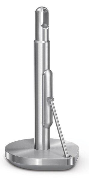 Стоманена стойка за кухненски кърпи в сребрист цвят – simplehuman