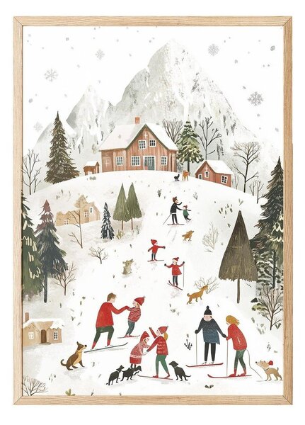 Печатна картина с включена рамка 30x40 cm – Wallity