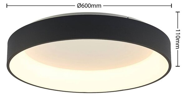 Arcchio - Aleksi Round LED Таванна Лампа Ø60 Black Arcchio