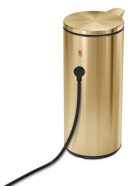 Лъскаво златист автоматичен стоманен диспенсер за сапун 266 ml – simplehuman