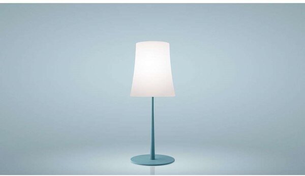 Foscarini - Birdie Easy Grande Настолна Лампа Светлина Синьо Опал Foscarini