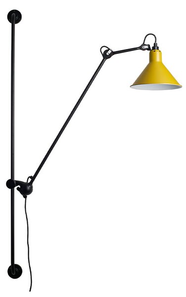 Lampe Gras - 214 Стенна Лампа Conic Жълт Lampe Gras