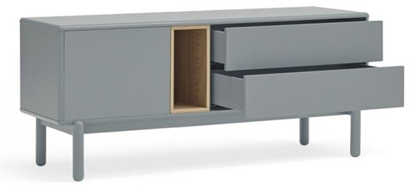Синя/сива маса за телевизор 140x56 cm Corvo – Teulat