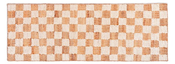 Ferm LIVING - Check Wool Jute Runner 70x180 Off-white/Natural ferm LIVING