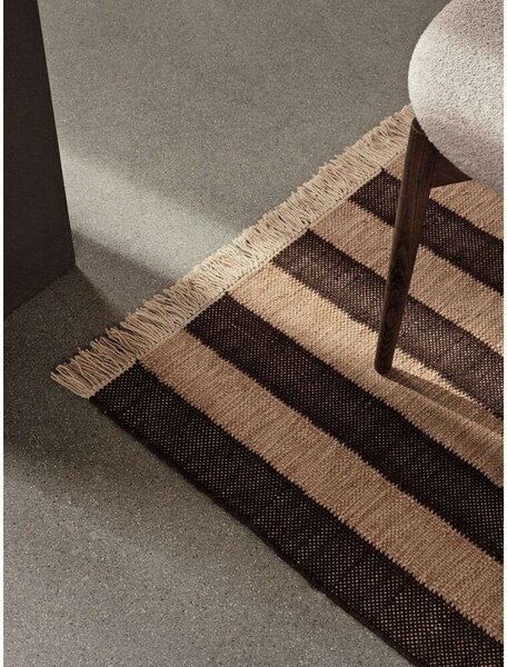 Ferm LIVING - Ives Runner 80x200 Tan/Chocolate ferm LIVING