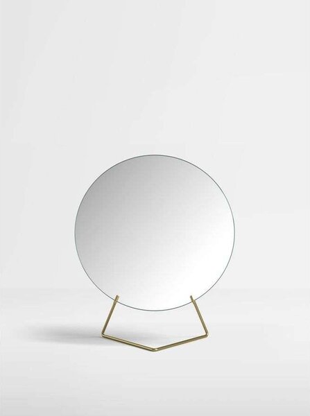 Moebe - Standing Mirror Ø20 Brass Moebe