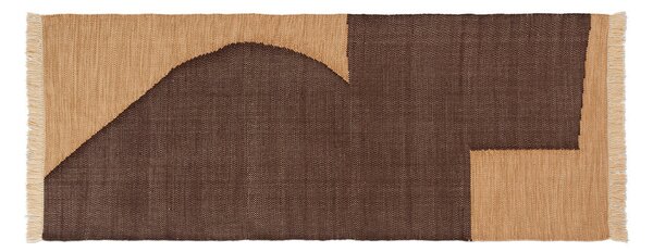 Ferm LIVING - Forene Runner 80x200 Tan/Chocolate ferm LIVING