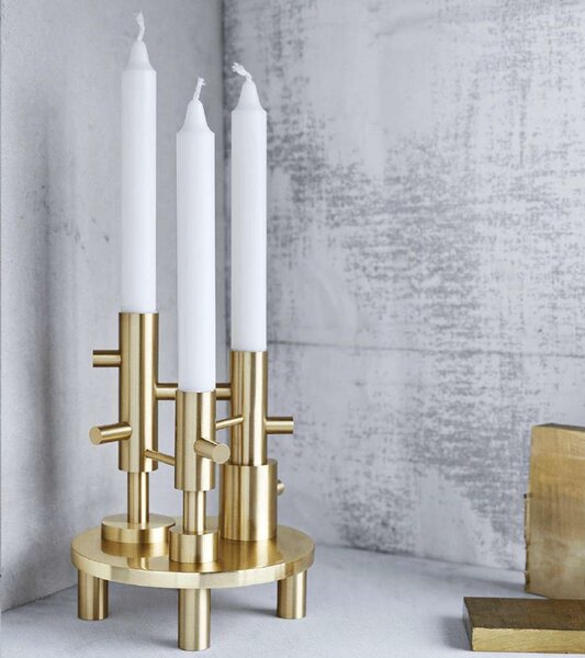 Fritz Hansen - Candleholder Голям Месинг Fritz Hansen