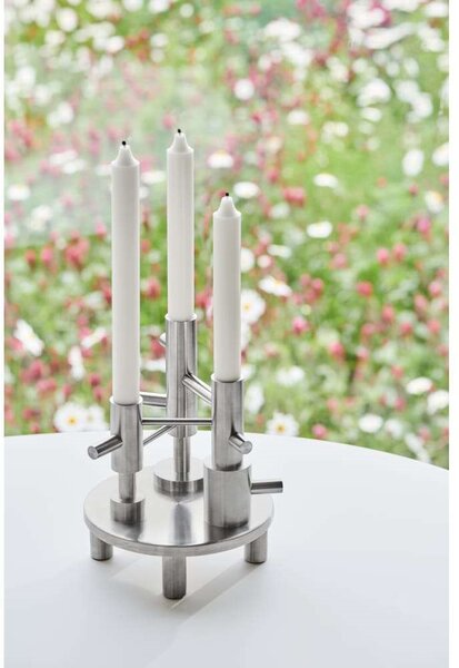 Fritz Hansen - Candleholder Голям Неръждаема Стомана Fritz Hansen